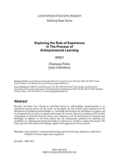 Exploring the Role of